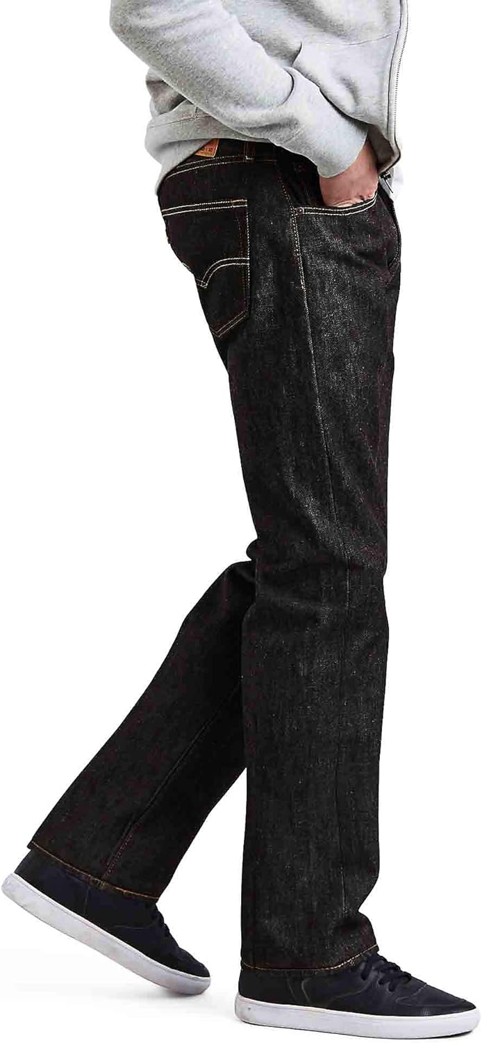 Мужские джинсы Levi's 501 Original Fit (также доступны в размерах Big и Tall), Black — фото 3