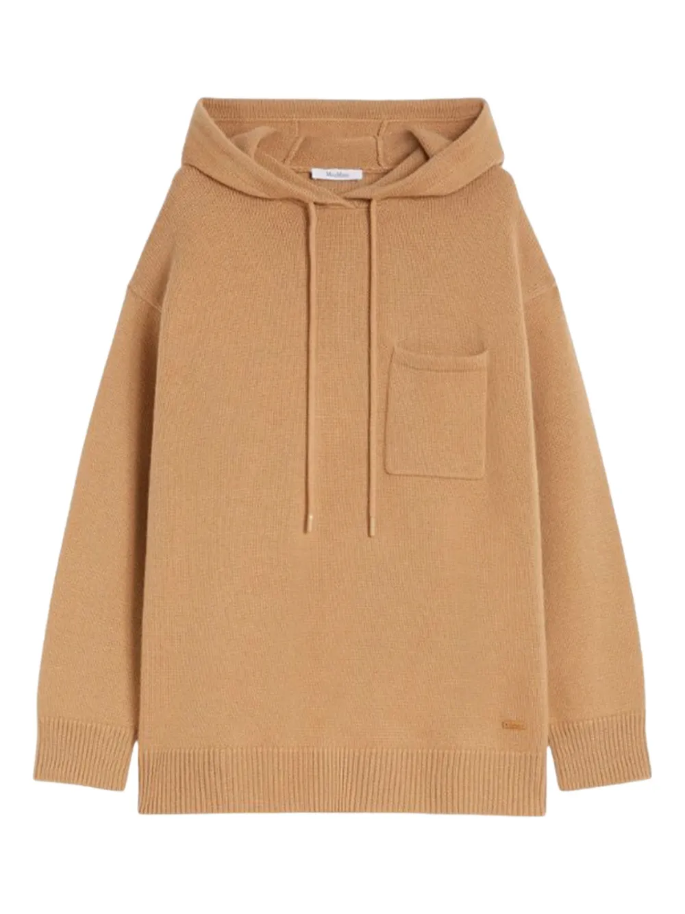 

Свитер с капюшоном и карманом MAX MARA, коричневый
