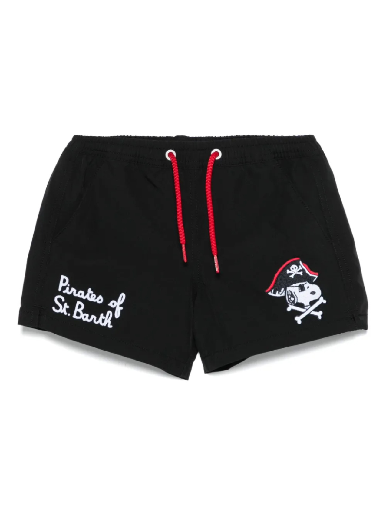 

Шорты с логотипом MC2 Saint Barth Kids, черный