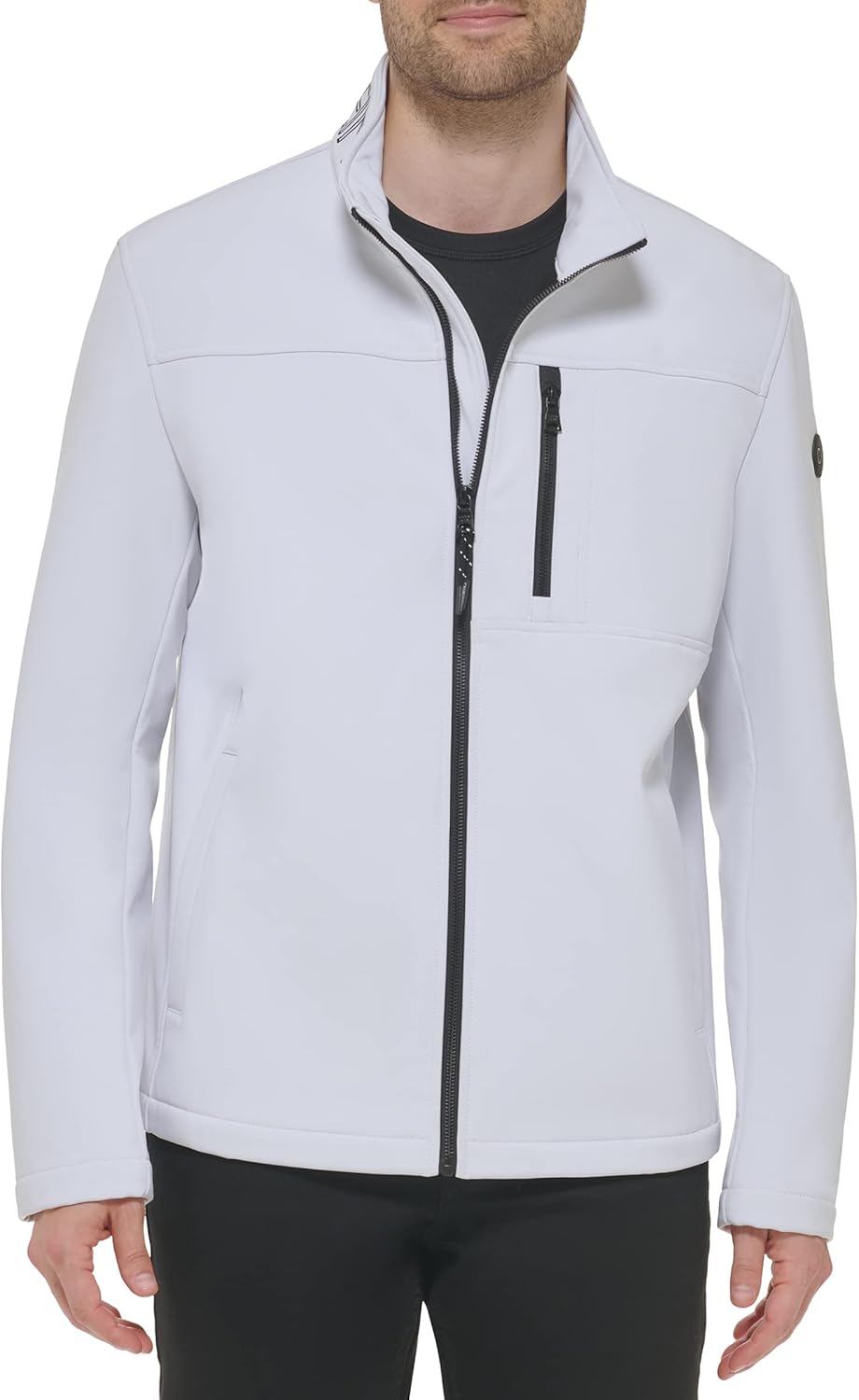 

Водонепроницаемые ветровки Calvin Klein для мужчин (стандартные, большие и высокие), Soft Shell White