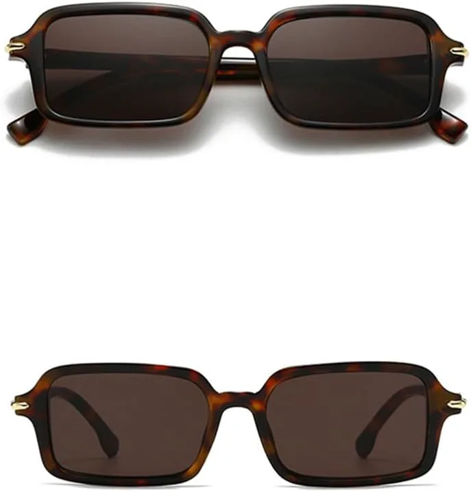 

Солнцезащитные очки UV400 - желейного цвета, маленькая оправа с заклепками, для женщин и мужчин, для бега и занятий спортом на открытом воздухе UYPTK, Black Clear