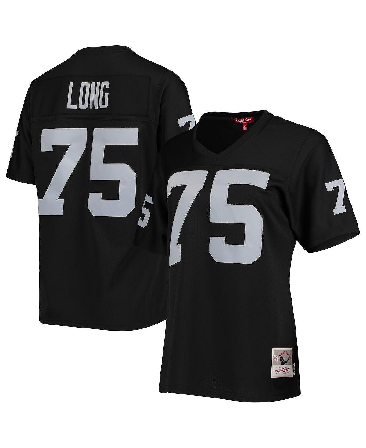 

Женская черная футболка Howie Long Las Vegas Raiders Legacy Replica Player Mitchell & Ness, черный