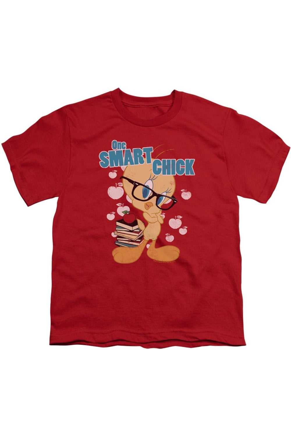 

Футболка Looney Tunes с умной цыпочкой Gildan, красный