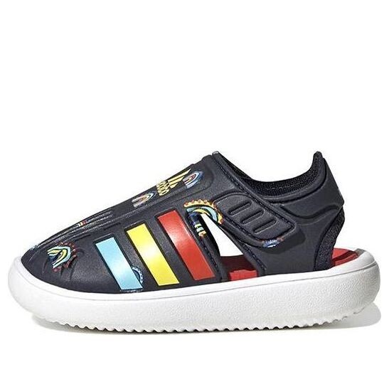 

Кроссовки водные с закрытым носком летние сандалии Adidas, черный