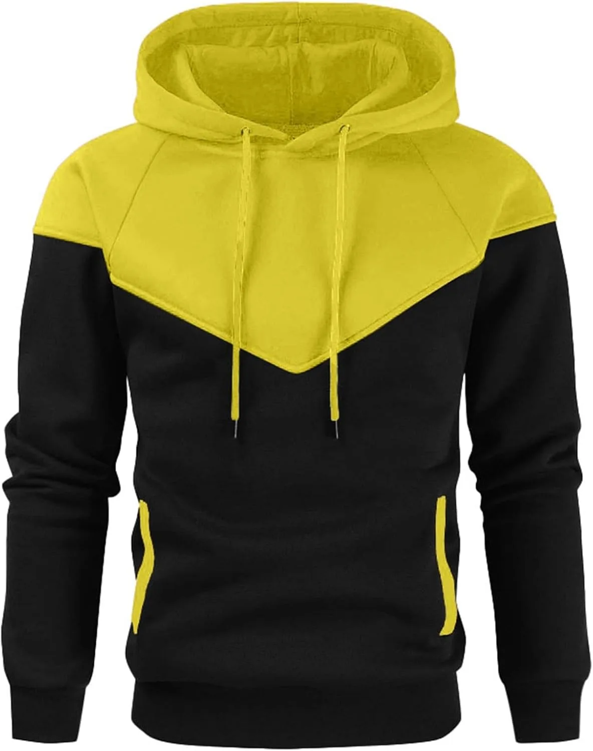 

Мужская зимняя флисовая толстовка с капюшоном и карманами