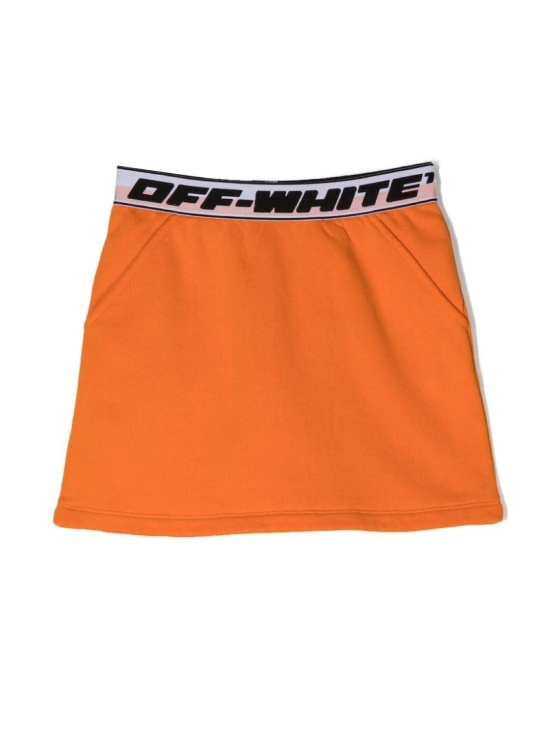 

Юбка с логотипом на поясе Off-White Kids, оранжевый