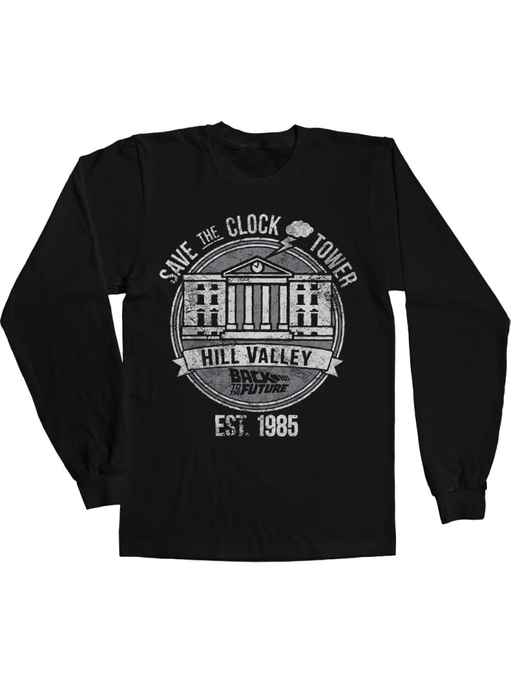 

Лонгслив Back To The Future, черный