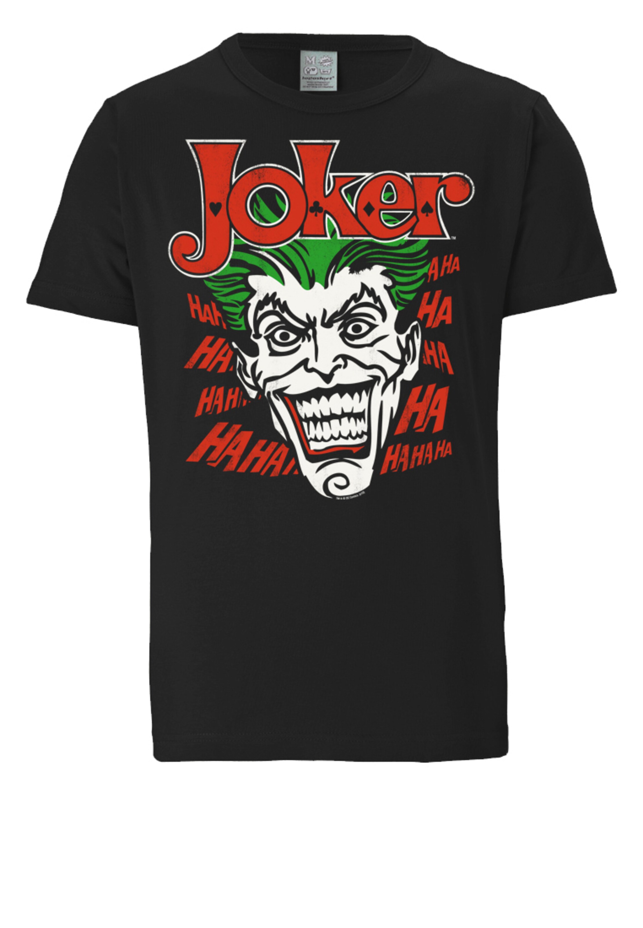 

LOGOSHIRT Футболка 'Joker - Batman' в черном цвете