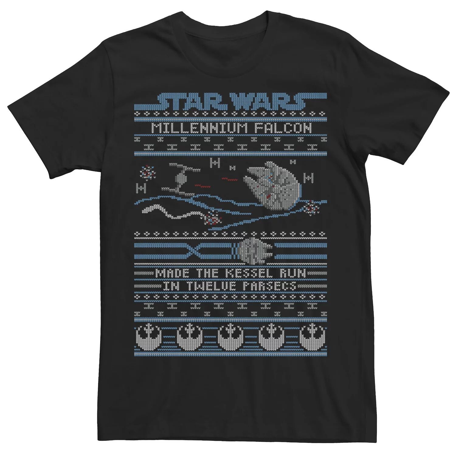 

Мужская футболка с рисунком «Сокол Звездных войн» Star Wars, черный