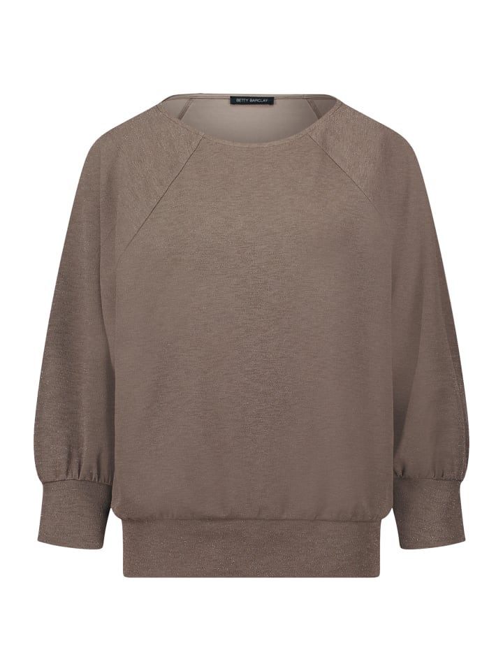 

Рубашка оверсайз с блестками коричневого цвета Betty Barclay