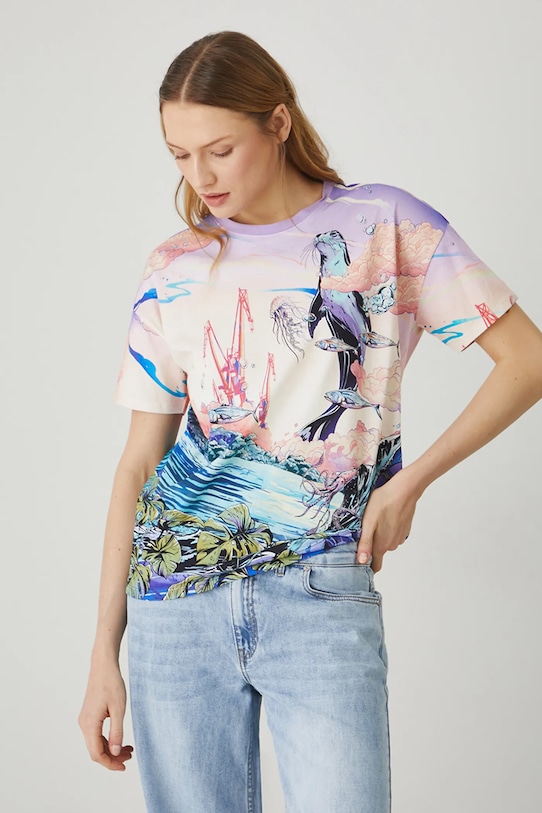 

Хлопковая футболка Medicine, мультиколор