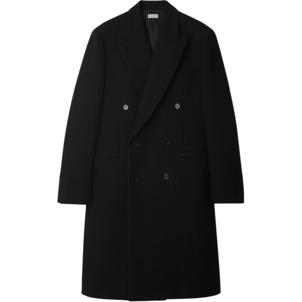 

Пальто мужское черный Burberry