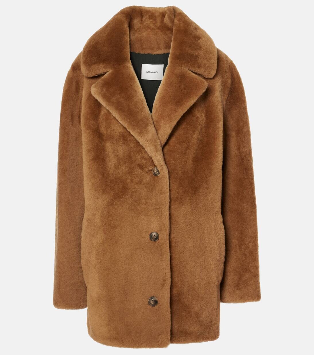 

Куртка из овчины Veste 75CM Yves Salomon, цвет ble