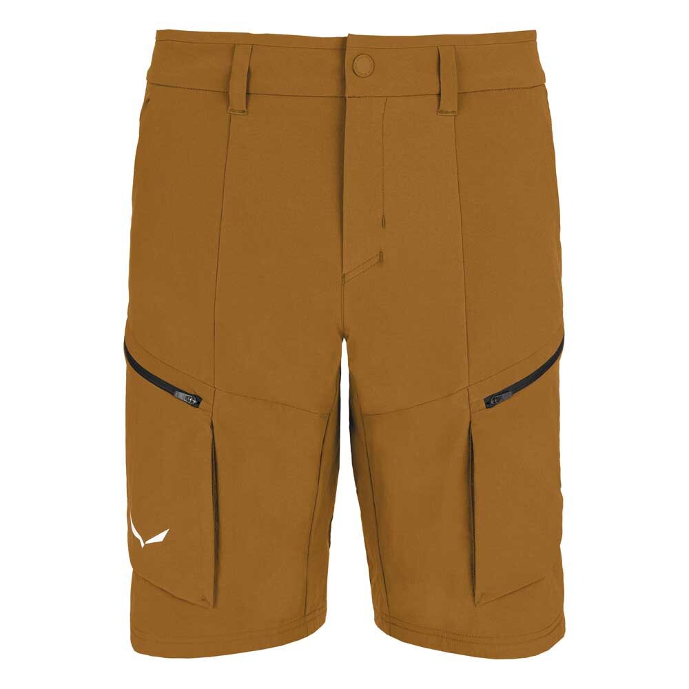 

Шорты Salewa Puez Durastretch Cargo, коричневый