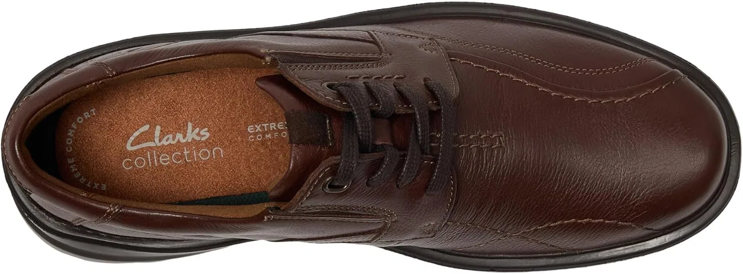 Мужские оксфорды Clarks Gessler Lace, Tan Leather — фото 2