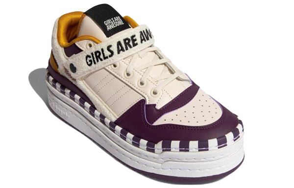 Кроссовки для девочек потрясающие x triple platforum low Adidas, белый — фото 3