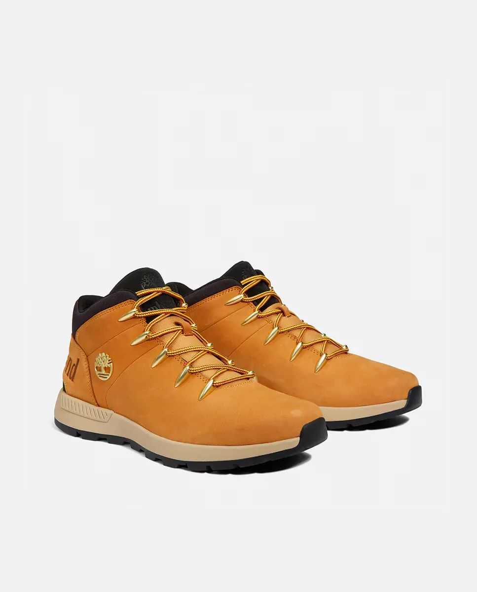 Кроссовки средней высоты Sprint Trekker для мужчин, желтые Timberland, горчичный — фото 4