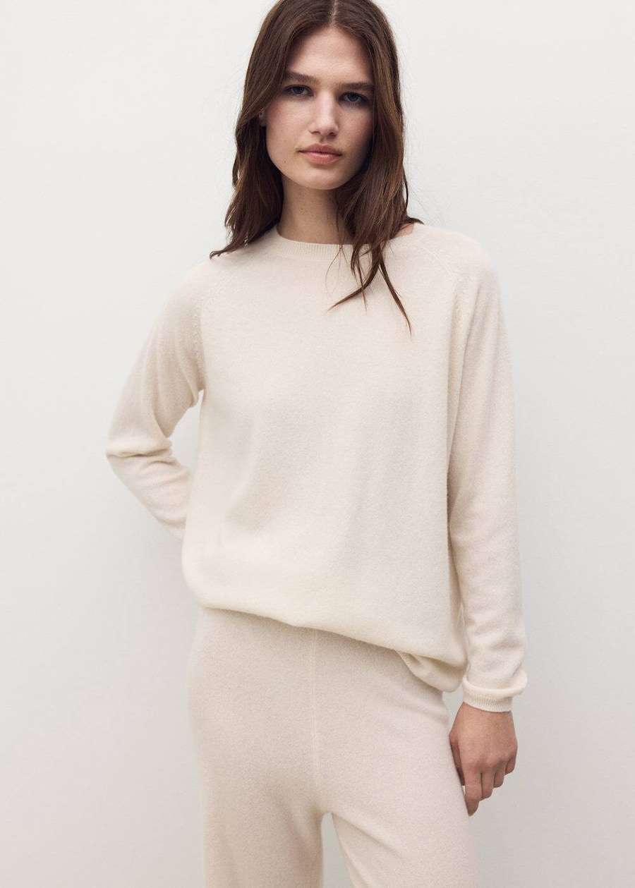 

Свитер MANGO Pujama, Wool White