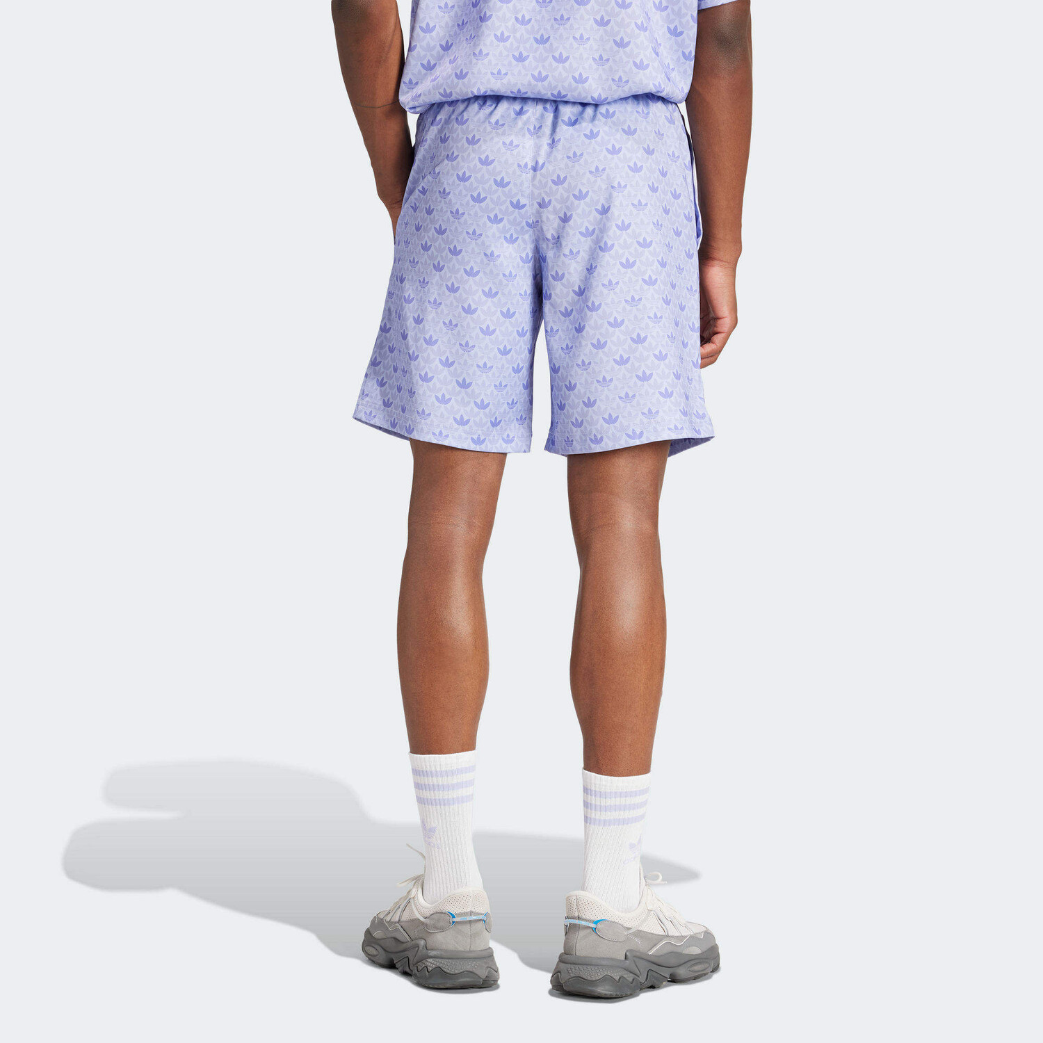 FASHION MONO повседневные шорты мужские фиолетовые Adidas Originals, фиолетовый — фото 3