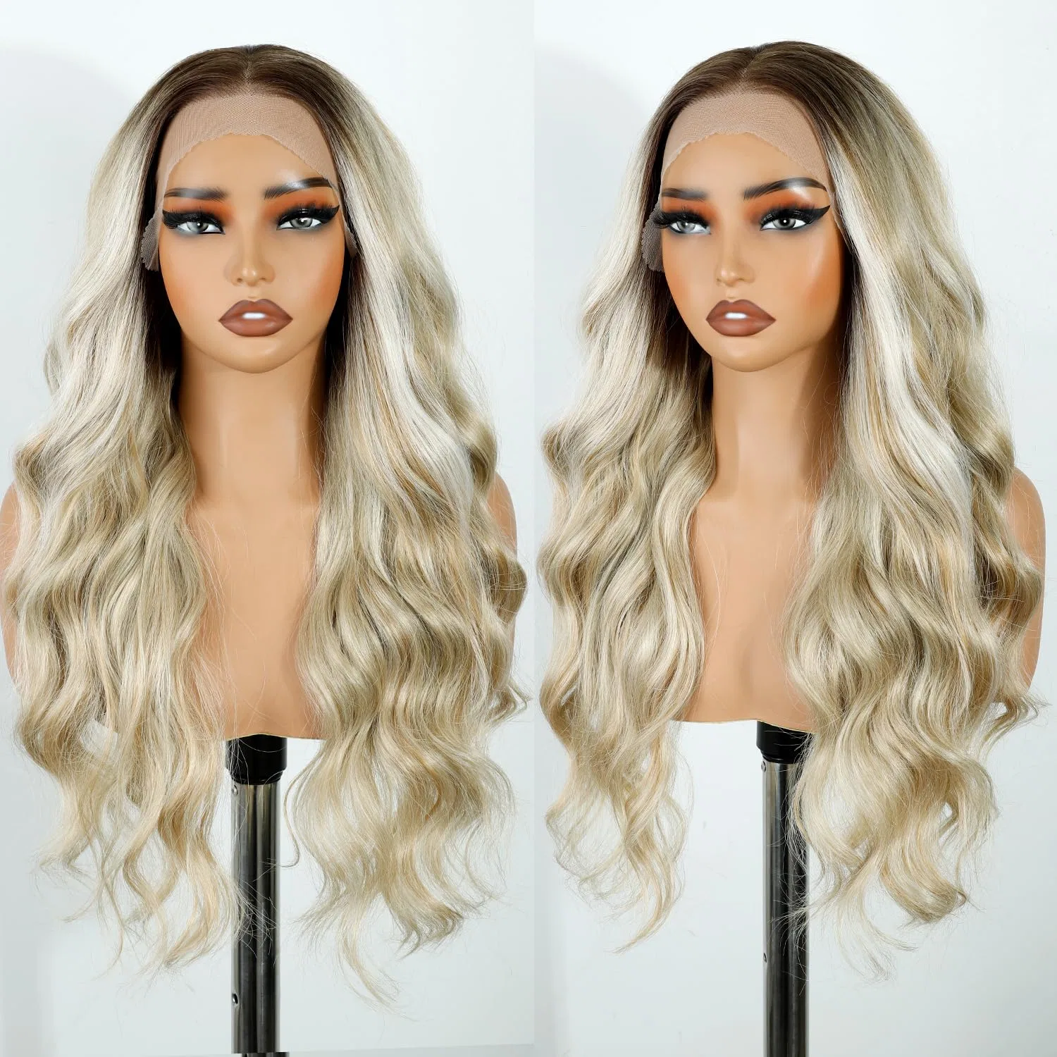 Синтетический парик Joedir Easy 360 Lace Front с глубоким пробором и волнистыми локонами Joedir, Ntsn10A/24S/24Y/1001G