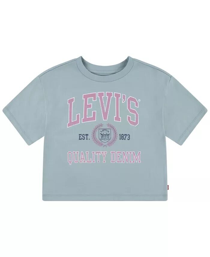 

Футболка с надписью Little Girls Levi'S, синий