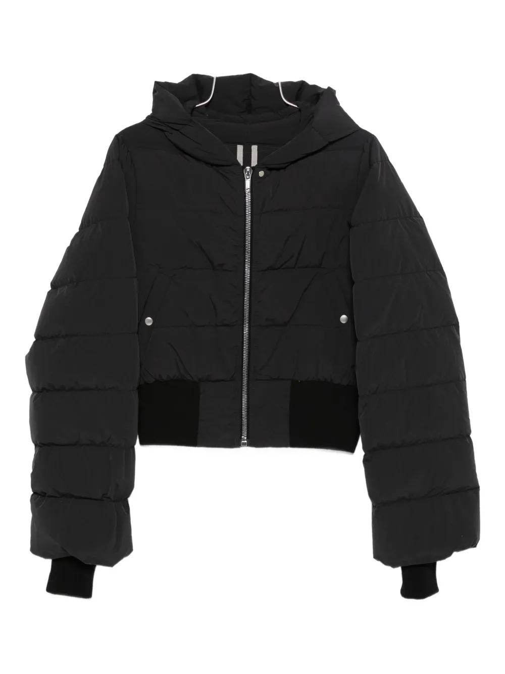 

Стеганая куртка с капюшоном Rick Owens, черный