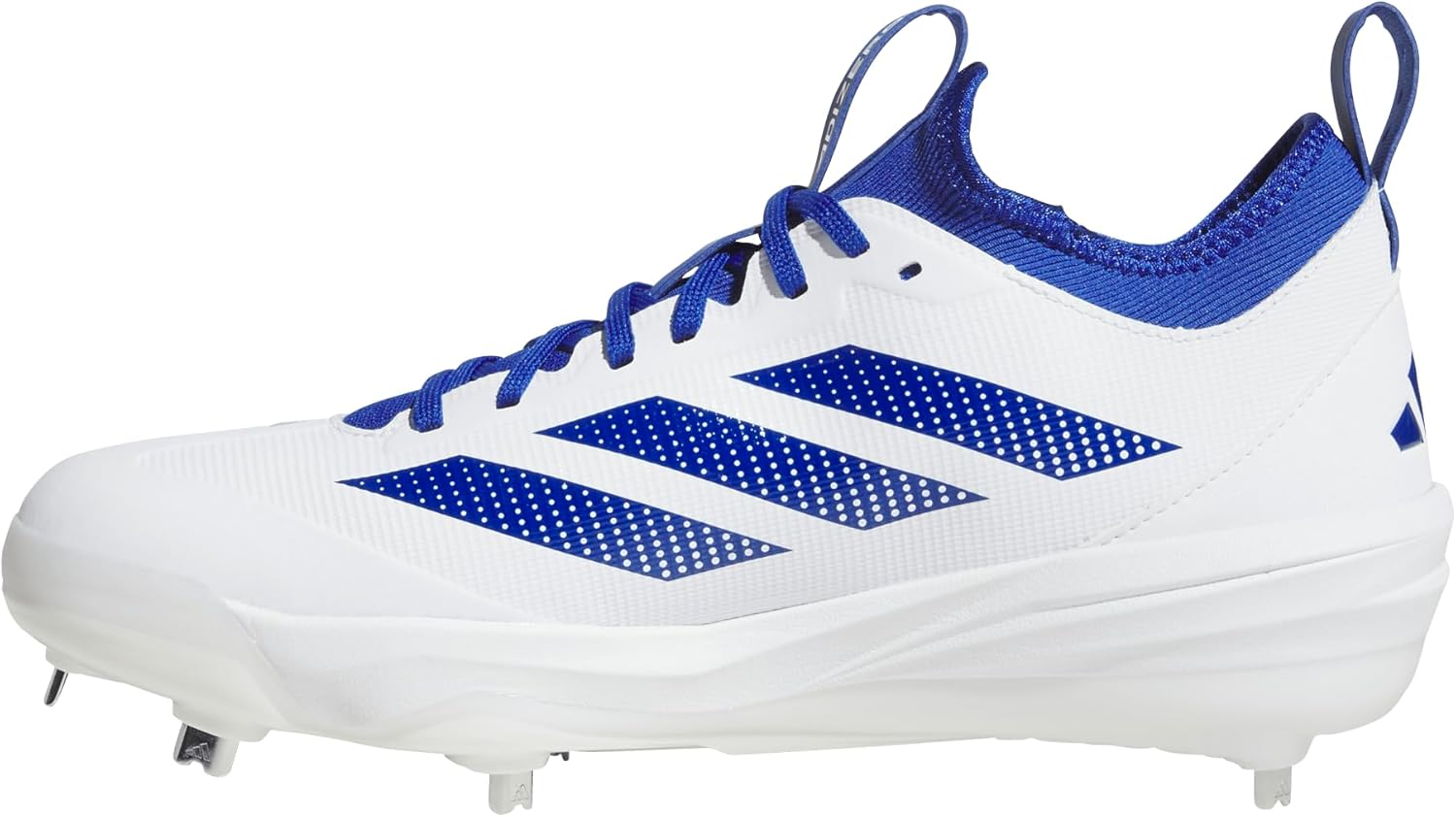 Мужские бейсбольные кроссовки Adidas Adizero Impact 2.0, белый/синий — фото 3