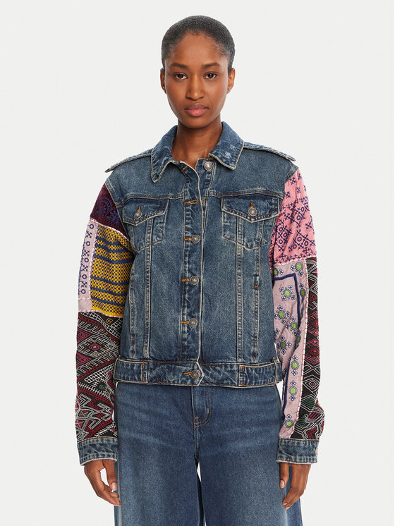 

Джинсовая куртка regular fit Etnic 25WWED14 Desigual, мультиколор