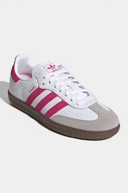Кроссовки детские SAMBA OG Adidas Originals, белый — фото 2