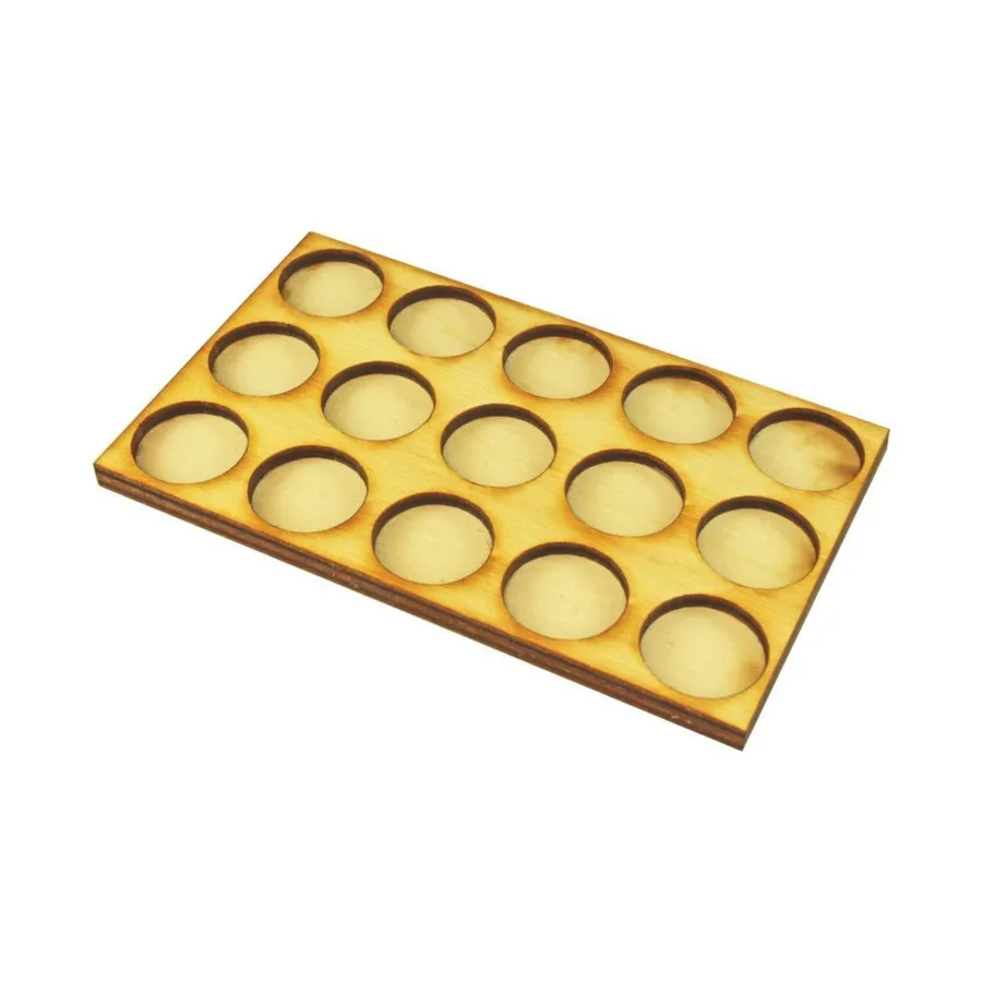 

Круглое основание 20 мм, формовочный лоток 5x3, Miniature Movement Trays - Oathmark (Litko Aerosystems)