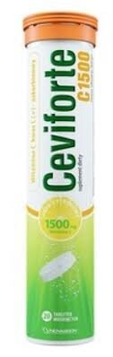 

Ceviforte C 1500, Добавка , 20 шипучих таблеток Novascon
