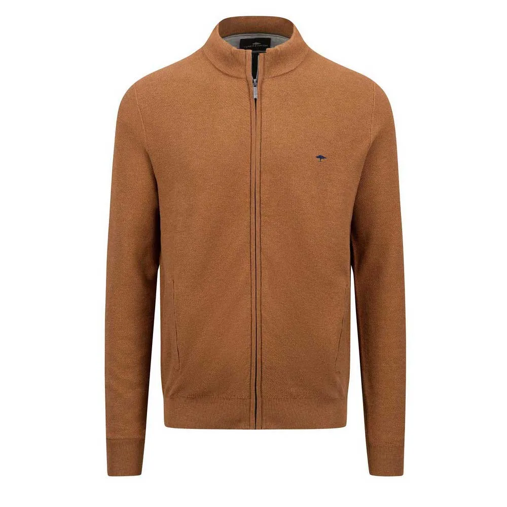 

Свитер Fynch Hatton 1414223 full zip, коричневый