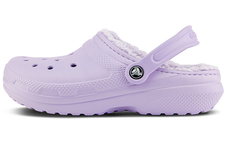 Шлепанцы и сланцы Crocs Classic Lined Clogs 'Lavender'