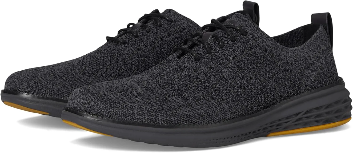 Мужские туфли Cole Haan Grand Hurrion Stitchlite с крыльями, черный — фото 4