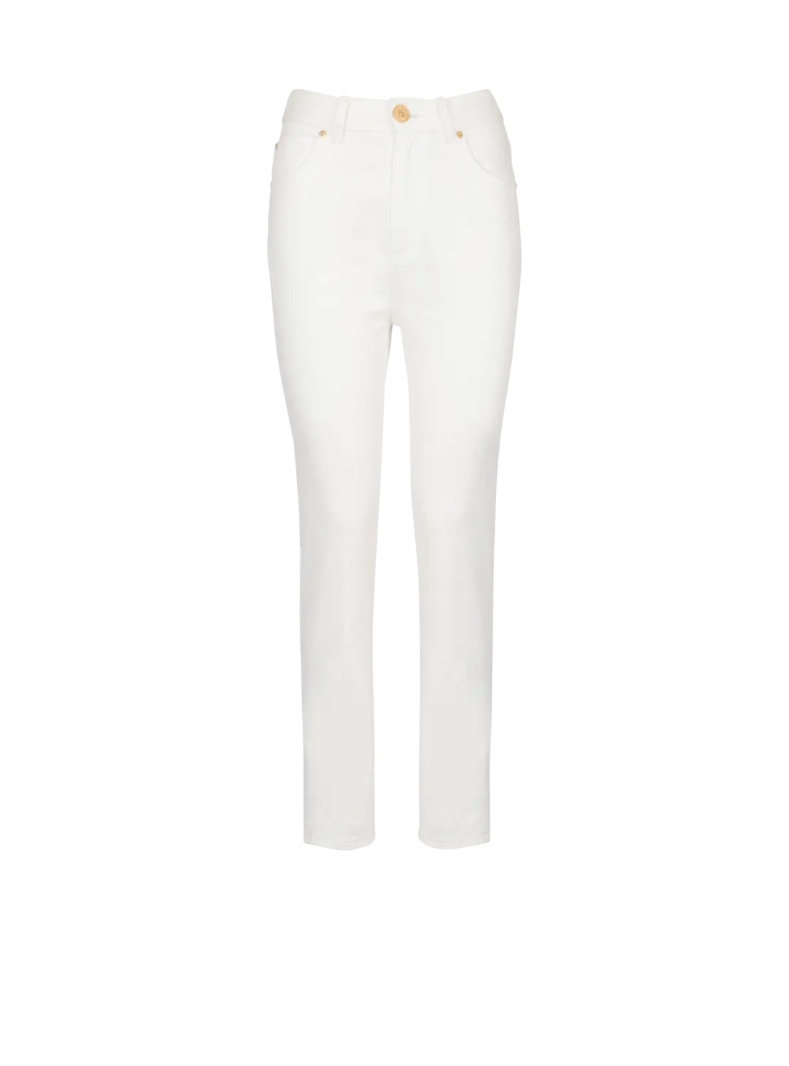 

Джинсы с узким кроем Balmain, белый