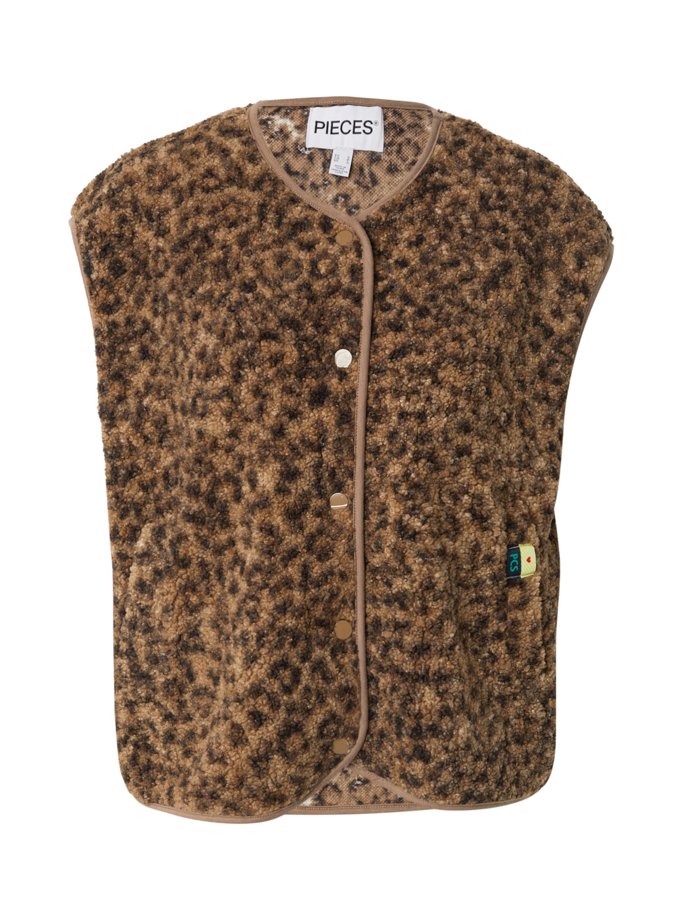 

PIECES Жилет 'PCKATTY' в цвете Camel, темно-бежевый