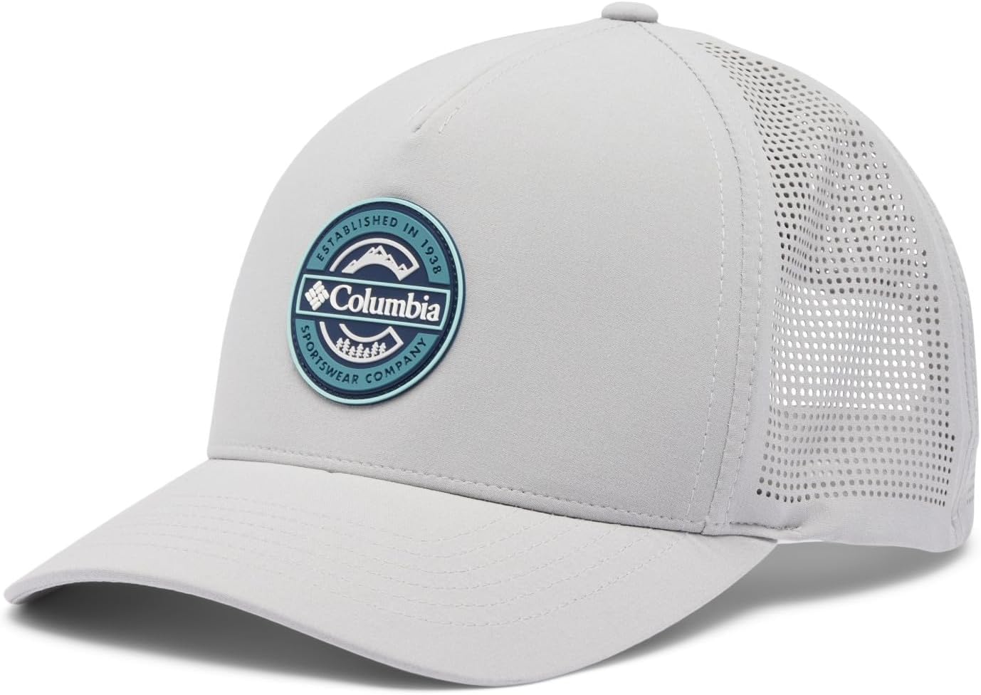 

Columbia Unisex-Adult Mountaincap 3D Stretch Snap Back, Columbia Grey/C Sport