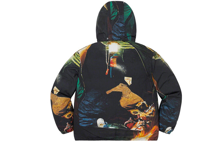 SS21 Пуховик унисекс многоцветный Supreme, цвет Multicolor — фото 2