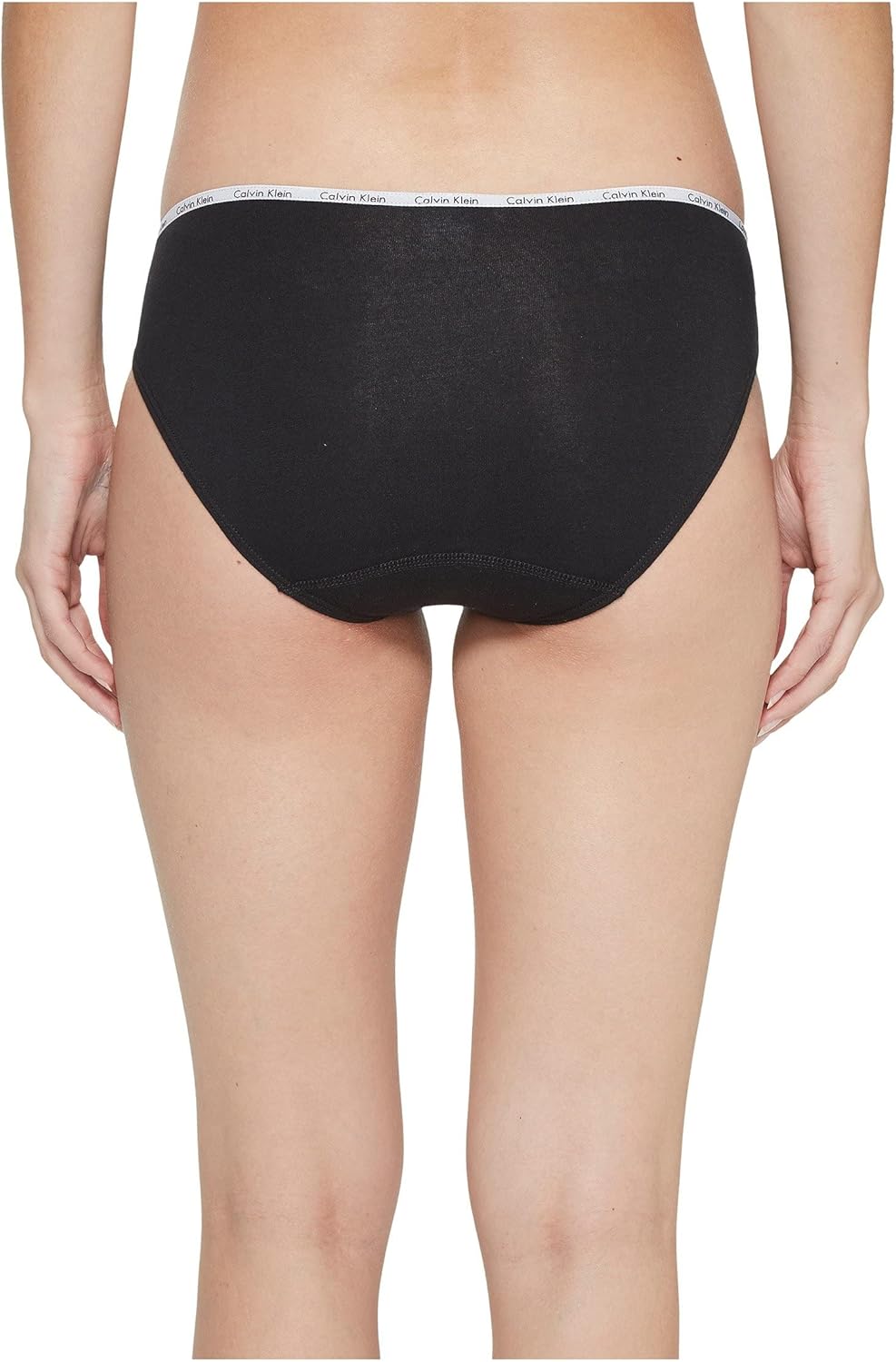 Женские трусики-бикини Calvin Klein из хлопка с эластичным логотипом, упаковка, Black/White/Genie/Tender/Coastal — фото 2