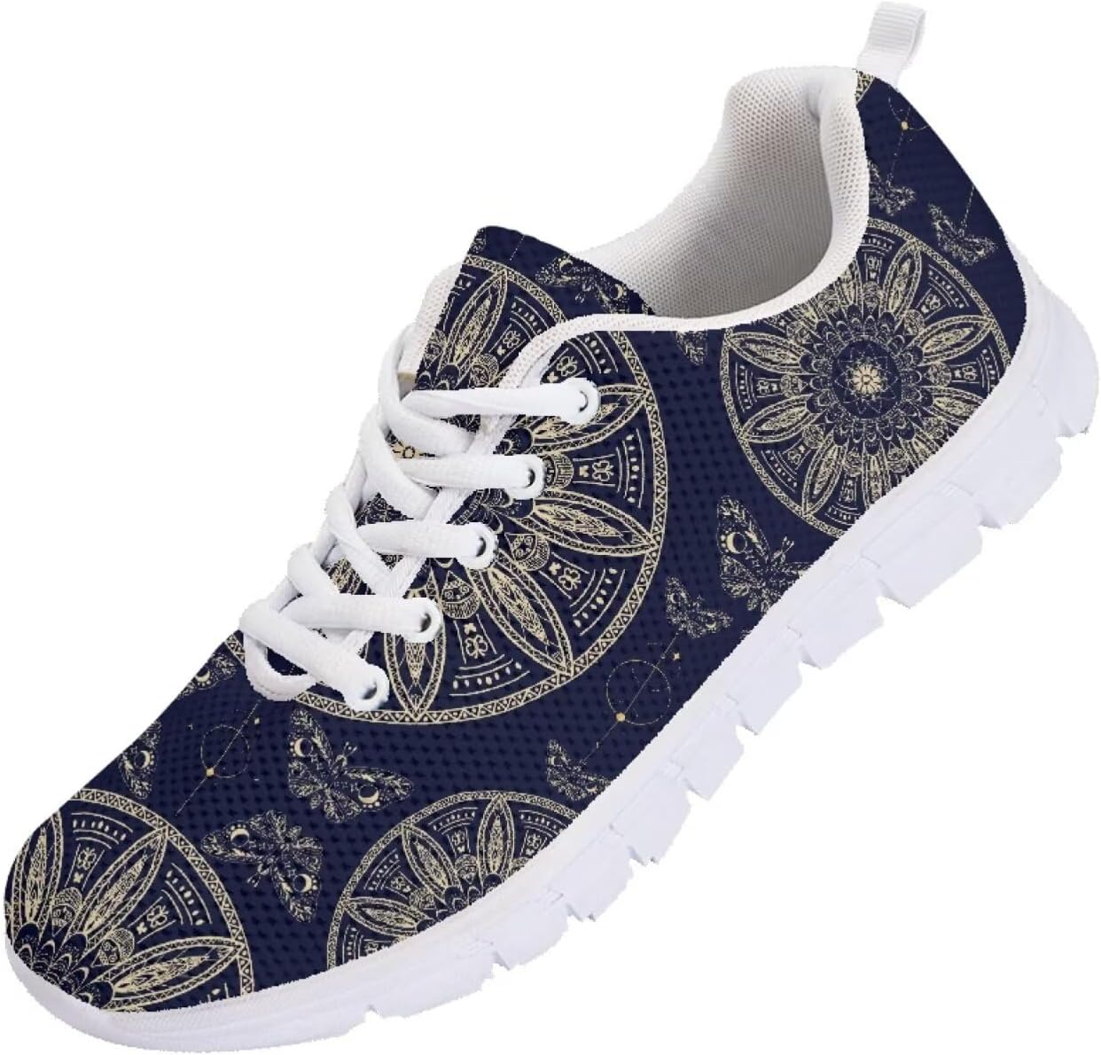 

Кроссовки Funnydude Funny Print для мужчин, дышащие, легкие, противоскользящие, для бега, тренировок и путешествий, Vintage Floral