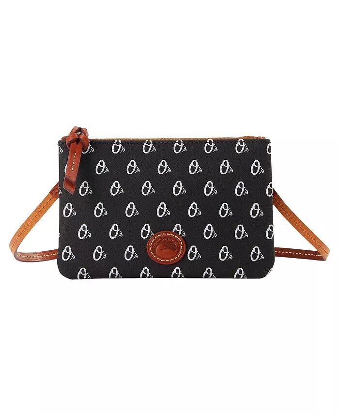 

Кошелек через плечо Baltimore Orioles с молнией сверху Dooney & Bourke, белый