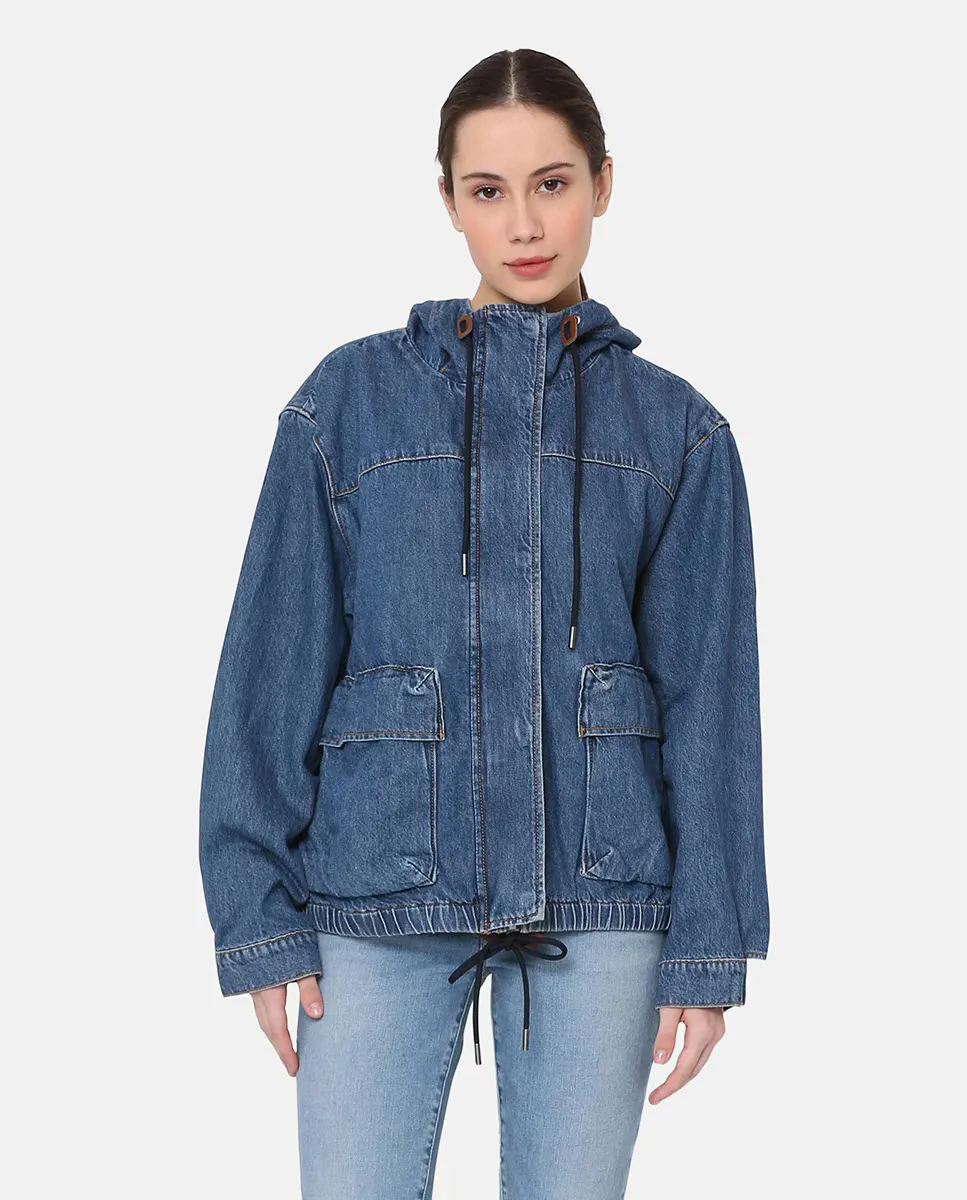 

Женская куртка с регулируемым капюшоном Levi's, синий