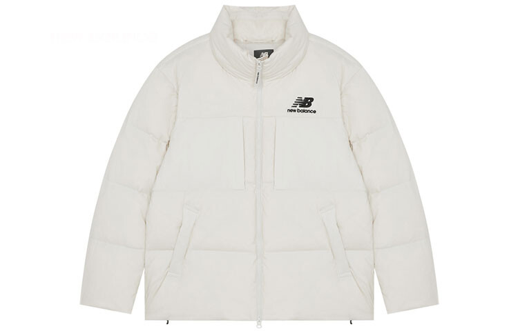 

Leisure Life Пуховик унисекс кремово-белый New Balance, кремовый/белый