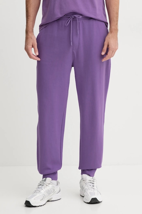 

Хлопковые спортивные брюки United Colors Of Benetton, фиолетовый
