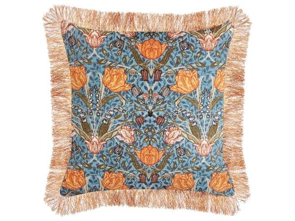 

Декоративная подушка Beliani MITELLA, 45x45x45 см цвет blau/orange