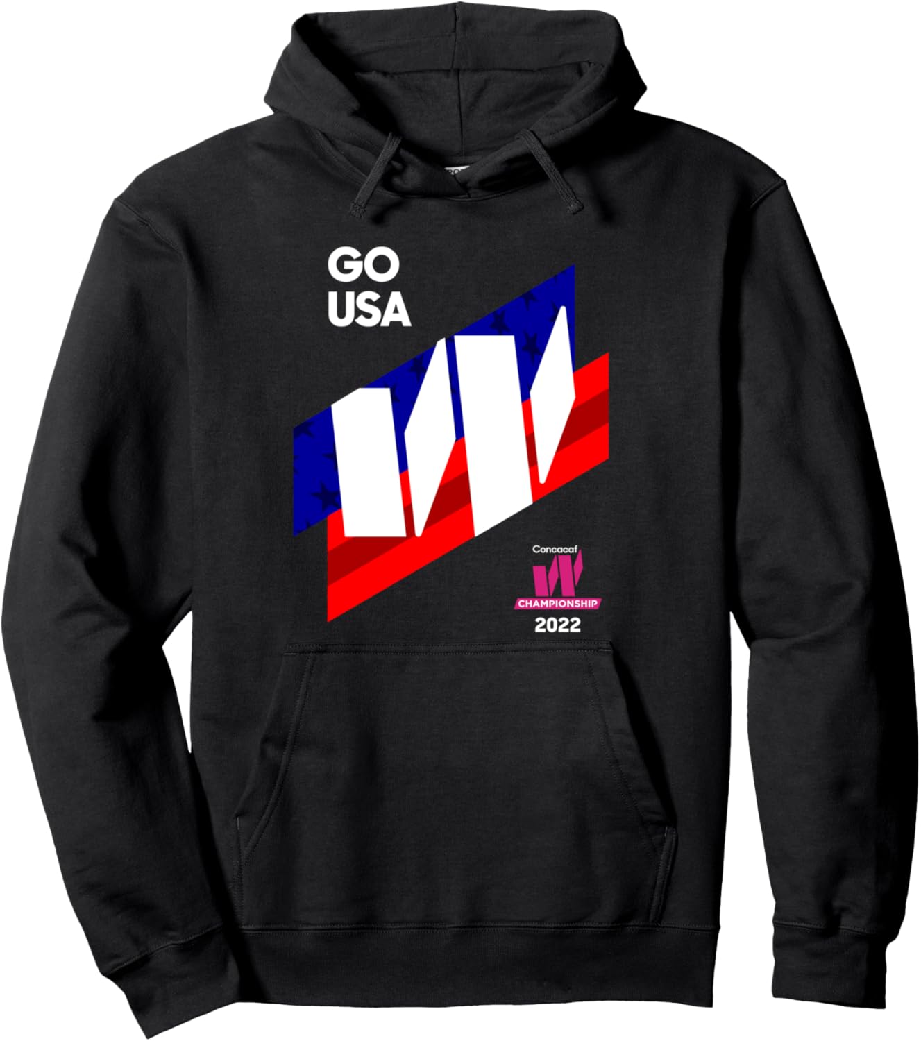 

Худи с надписью «США - КОНКАКАФ: двойной отборочный матч» Concacaf Champions League, черный