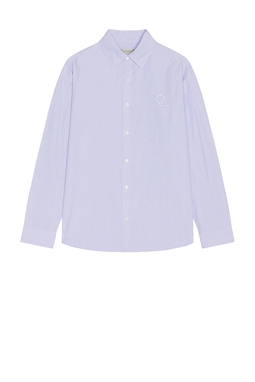 

Рубашка с длинным рукавом Fletcher Allsaints, light blue