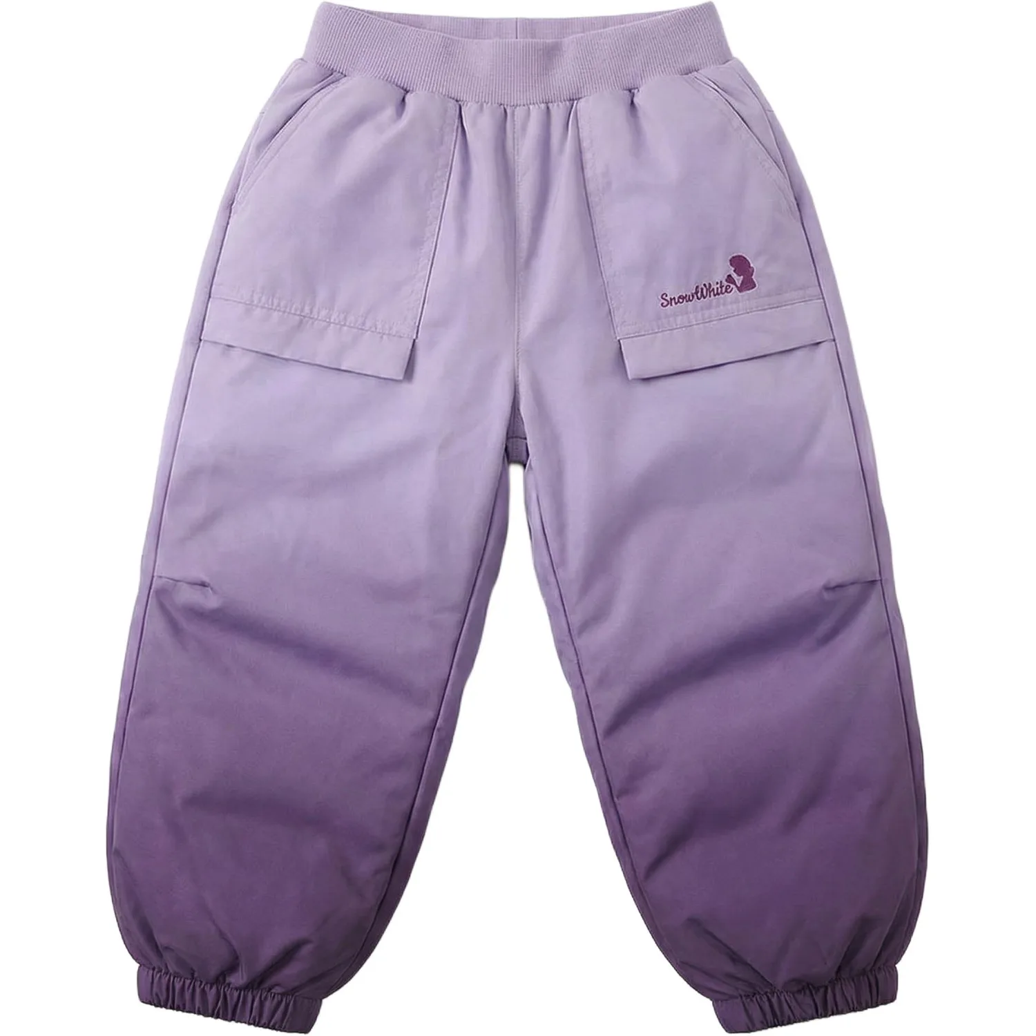 Детские зимние утепленные штаны для девочек Disney, Dark Purple Gradient