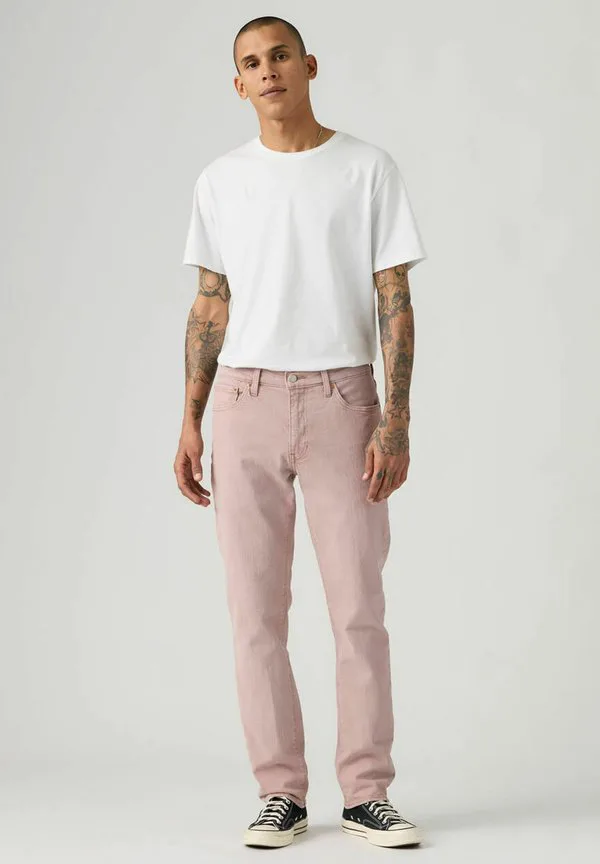 Узкие джинсы, цвет оленины, окрашены в розовый. Levi'S, Fawn Garment Dye - Pink - — фото 4