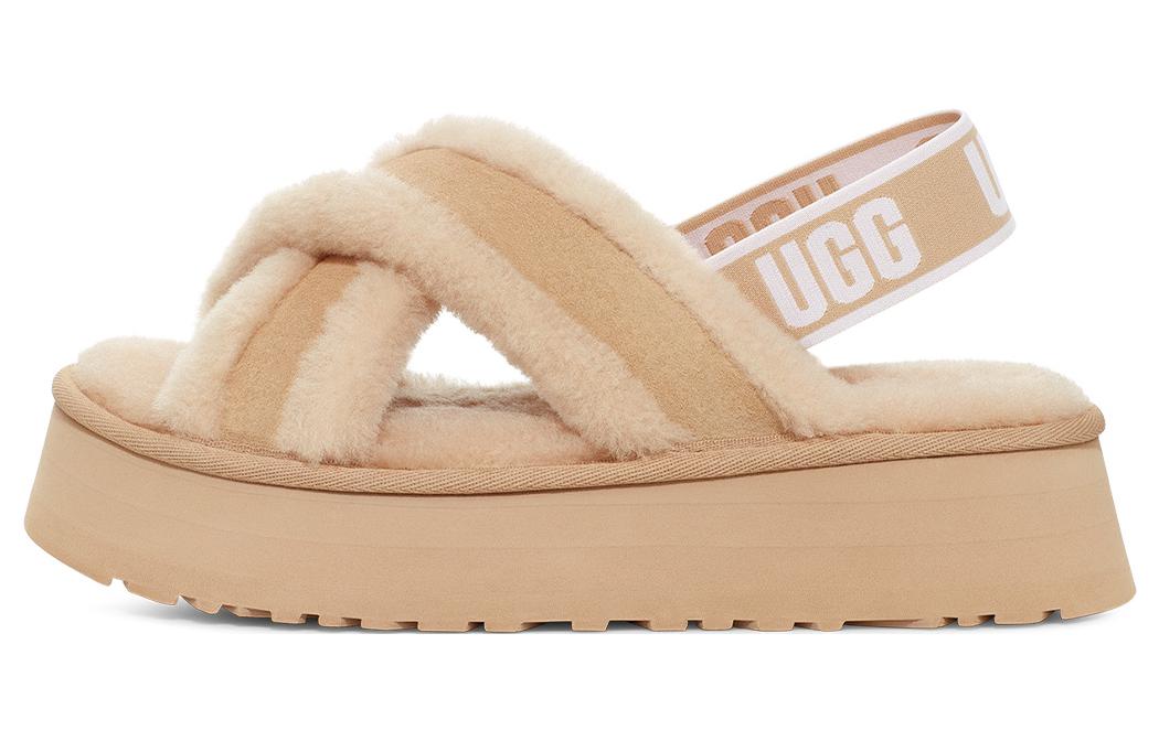 DISCO Стильные Сандалии Женские Светлый Тёплый Бежевый UGG